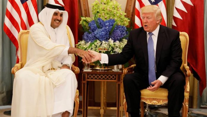 Qatari Emir Sheikh Tamim Bin Hamad Al-Thani has agreed to meet with Trump in