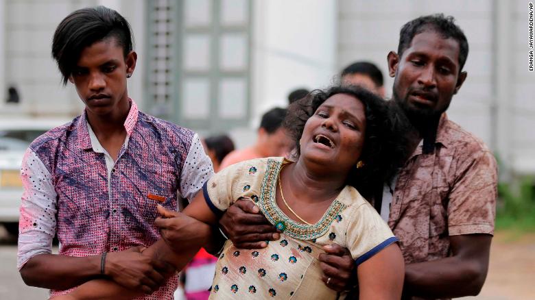 More than hundred were killed and hundreds more hospitalized with injuries from eight blasts that rocked churches and hotels in and just outside of Sri Lanka's capital on Easter Sunday, officials said, the worst violence to hit the South Asian country since its civil war ended a decade ago. 