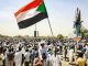 Protesters in the streets of Sudan