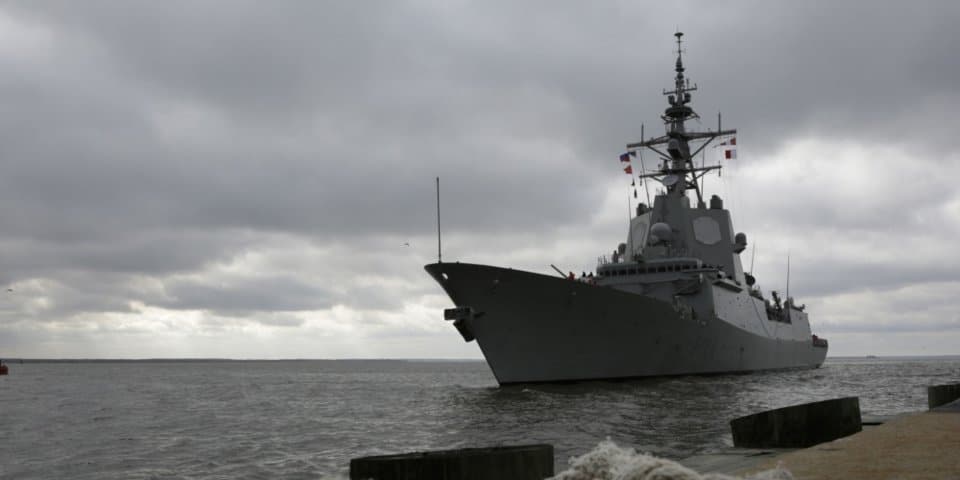 The Alvaro de Bazan-class Spanish navy frigate ESPS Mendez Nuez (F 104)