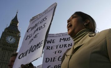 Chagos Islanders demand the right to return to their archipelago, from where they were forcibly removed in the 1960s and ’70s to make way for an American airbase.