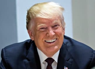 President Donald Trump said he had been briefed on UFO sightings, but didn't particularly believe them.