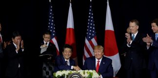Japan and US sign ‘phenomenal’ fledgling trade deal