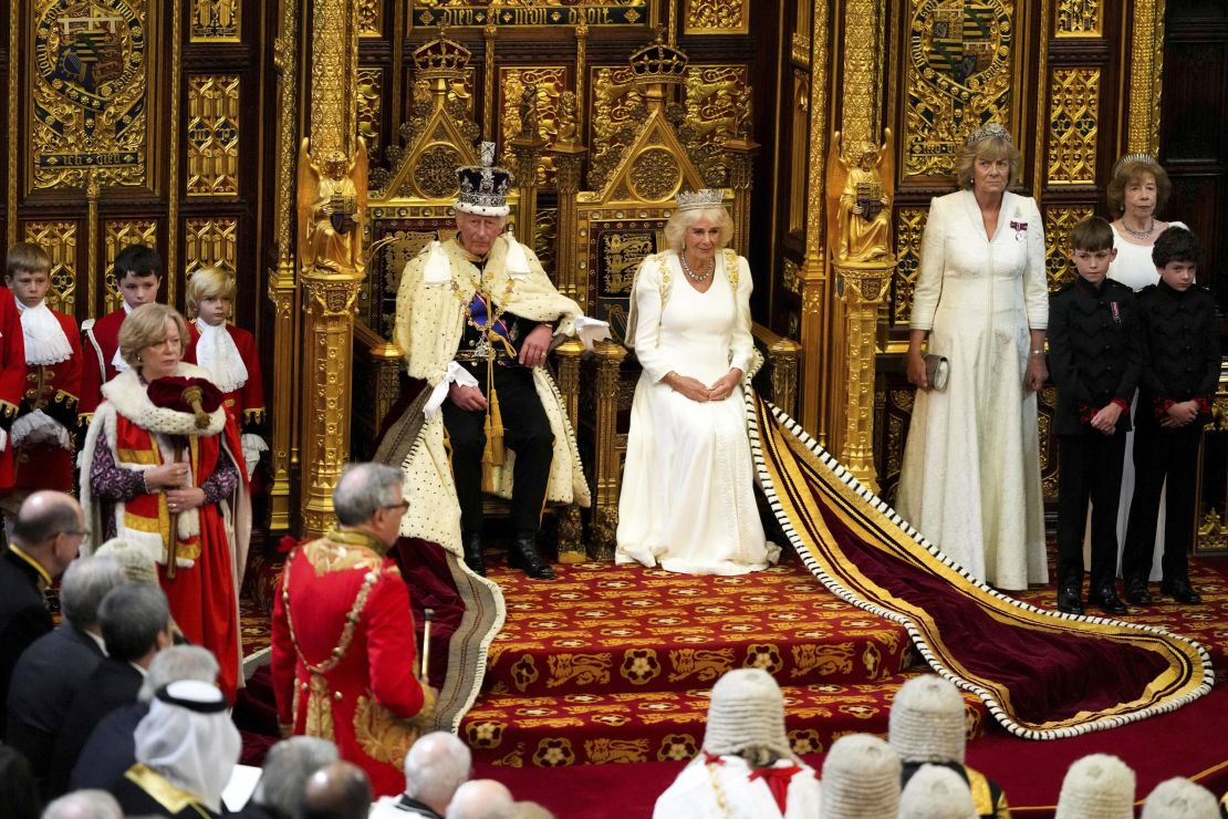 The speech formally opens a new session of parliament.