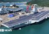China launches new aircraft carrier in naval race with the US
