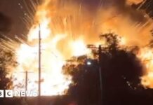 Watch: Moment huge fireball destroys Sydney waste facility