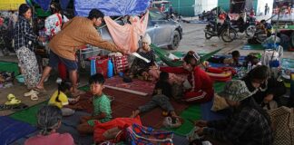 Airstrikes along Cambodia-Thailand border displace tens of thousands
