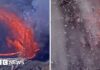Watch: Moment Hawaii volcano eruption engulfs camera