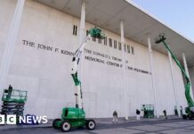Democratic lawmaker sues to remove Trump's name from Kennedy Center
