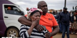 Gunmen kill nine in South Africa tavern attack