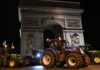 Hundreds of tractors rumble through Paris in protest over EU-Mercosur deal