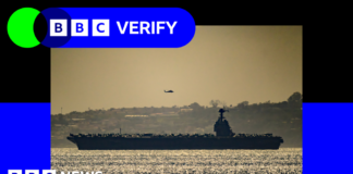 US build-up of warships and fighter jets tracked near Iran