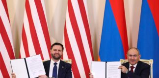 Vance promotes peace corridor in historic first visit by US vice president to Armenia