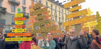 Milan protesters rally against environmentally and economically 'unsustainable' Winter Olympics