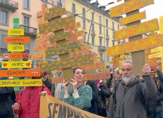 Milan protesters rally against environmentally and economically 'unsustainable' Winter Olympics