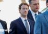 Zuckerberg arrives to testify in social media addiction trial