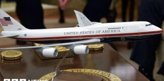 Air Force One set for makeover paint job with new colours