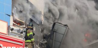 Watch: Thick smoke billows from South Korea car parts plant in deadly fire