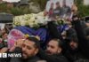 Hundreds in Beirut mourn journalists killed in Israeli strike