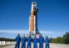 Nasa's Moon rocket Artemis rolls back to pad for possible April launch