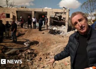 'A direct hit' – BBC visits Israeli town after Iranian strike