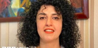 Iranian Nobel laureate suffered suspected heart attack in prison, family says