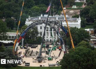 White House erects UFC cage ahead of US 250th anniversary celebrations