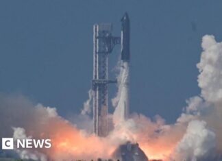 SpaceX launches massive Starship V3 rocket on test flight