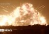 Moment Blue Origin rocket explodes during test in Florida