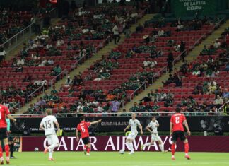 Fans on concourses instead of in seats, claims Fifa