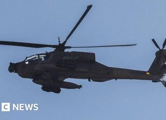 US and Iran exchange fire after American patrol helicopter downed in Hormuz