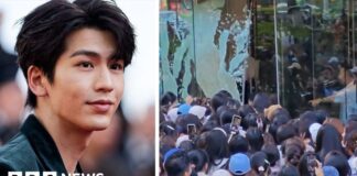 Watch: Fans break glass door trying to see Netflix star