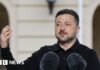 Zelensky arrives in UK for Downing Street talks with European leaders