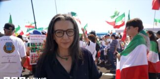 Iranian-Americans protest against Iran team at World Cup
