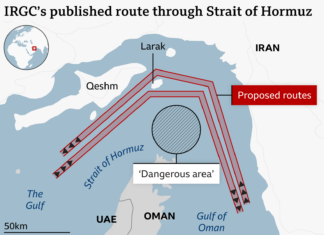 US launches fresh strikes as Iran closes Strait of Hormuz