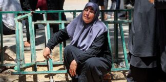 Israeli strike on police post in north Gaza kills seven, officials say